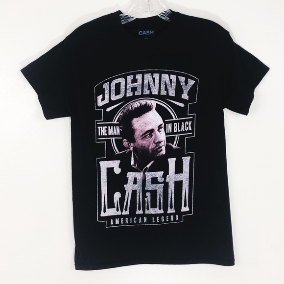 Cash Tops - 4/$25 Johnny Cash Graphic Band Tee Shirt